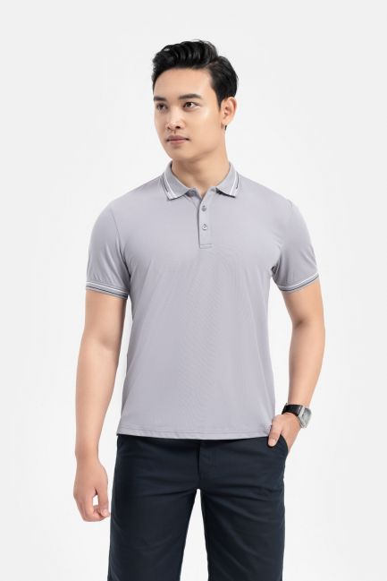Áo polo nam cổ dệt cao cấp