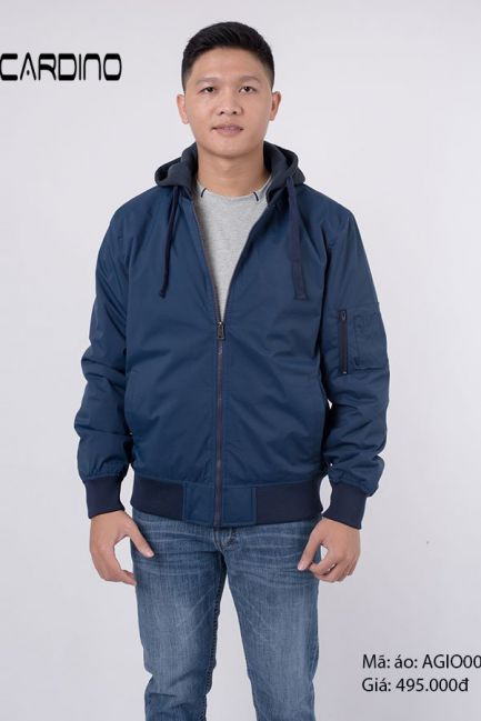 Áo khoác gió Lót Bông Nam Cardino AGIO004