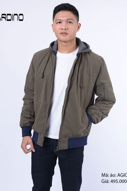 Áo khoác gió Lót Bông Nam Cardino AGIO004