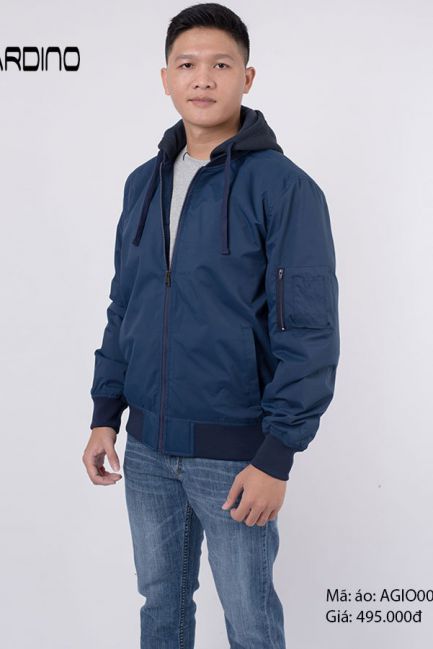 Áo khoác gió Lót Bông Nam Cardino AGIO004
