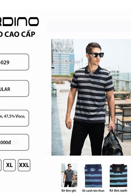 Áo polo nam Cardino Việt Nam APLO029