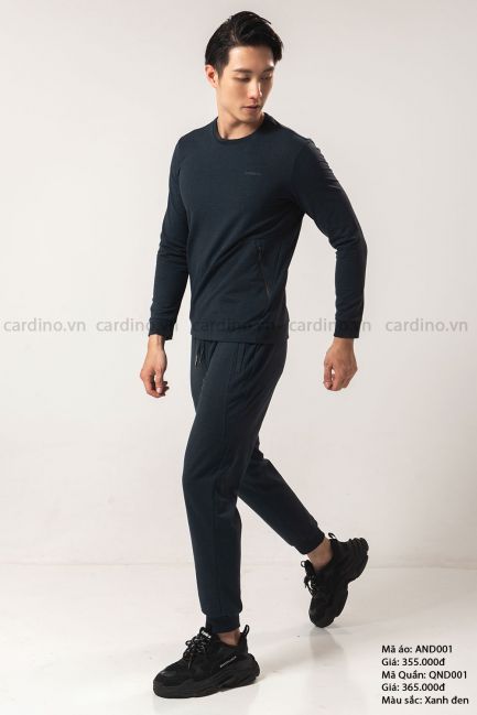 Bộ quần áo nỉ da cá nam cardino Việt Nam ND001